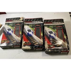 LOT OF 3 POWER TRAINS FIGURE 8 & OVAL TRACK PACK COLLECT CONNECT EXPAND COMPLETE